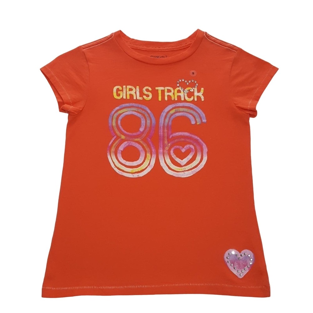 GAP Kids "GIRLS TRACK 86" summer graphic t-shirt